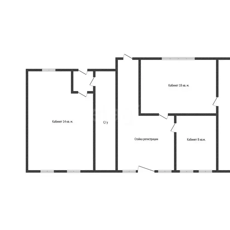 Помещение свободного назначения (80.9 м) - Фото 1