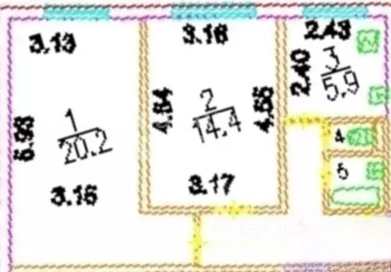 2-к кв. Москва ул. Исаковского, 28К2 (51.1 м) - Фото 2