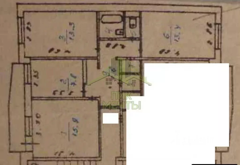 3-к кв. Бурятия, Улан-Удэ ул. Мокрова, 42 (66.3 м) - Фото 2