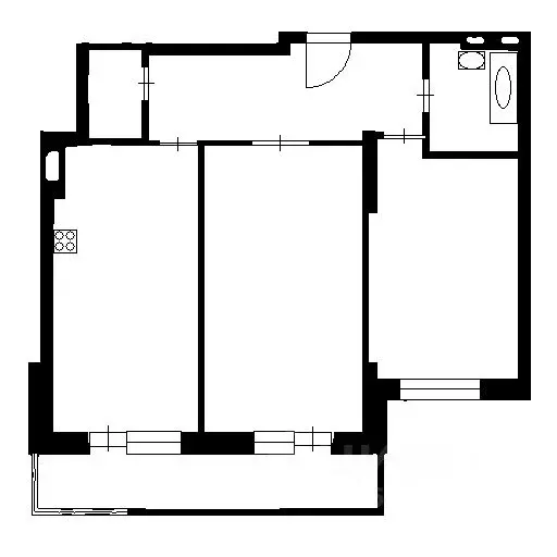 2-к кв. Новосибирская область, Новосибирск ул. Семьи Шамшиных, 20 ... - Фото 2