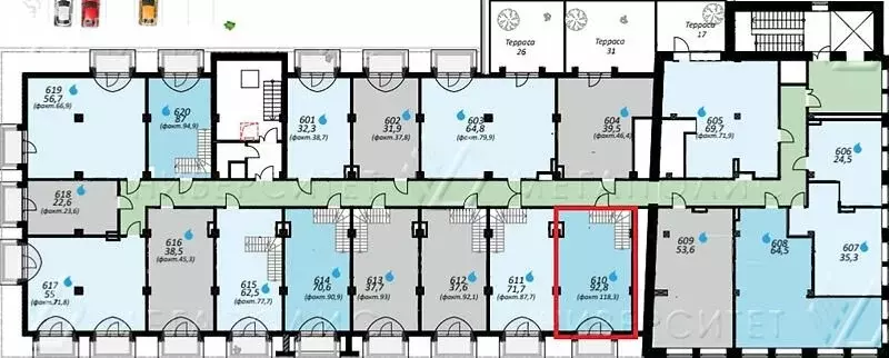 Офис (93 м) - Фото 1