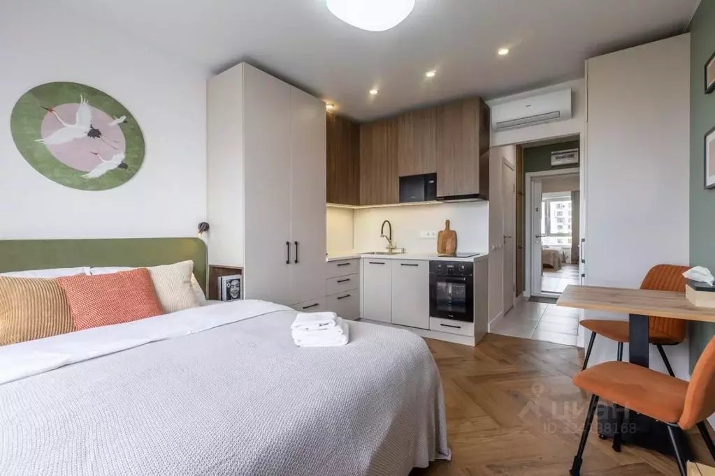 Студия Москва ул. Римского-Корсакова, 11к2 (25.0 м) - Фото 2