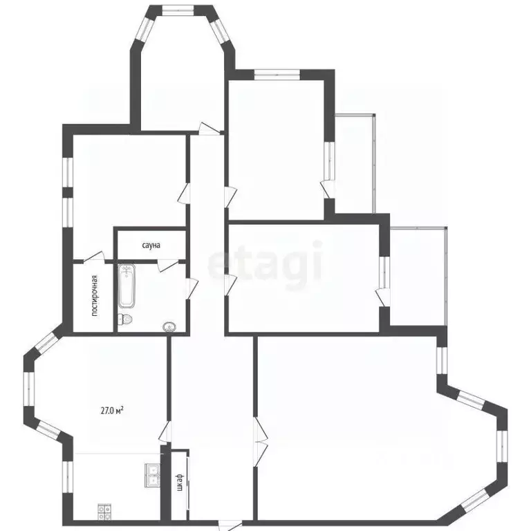 5-к кв. Тюменская область, Тюмень ул. Немцова, 22 (199.3 м) - Фото 1