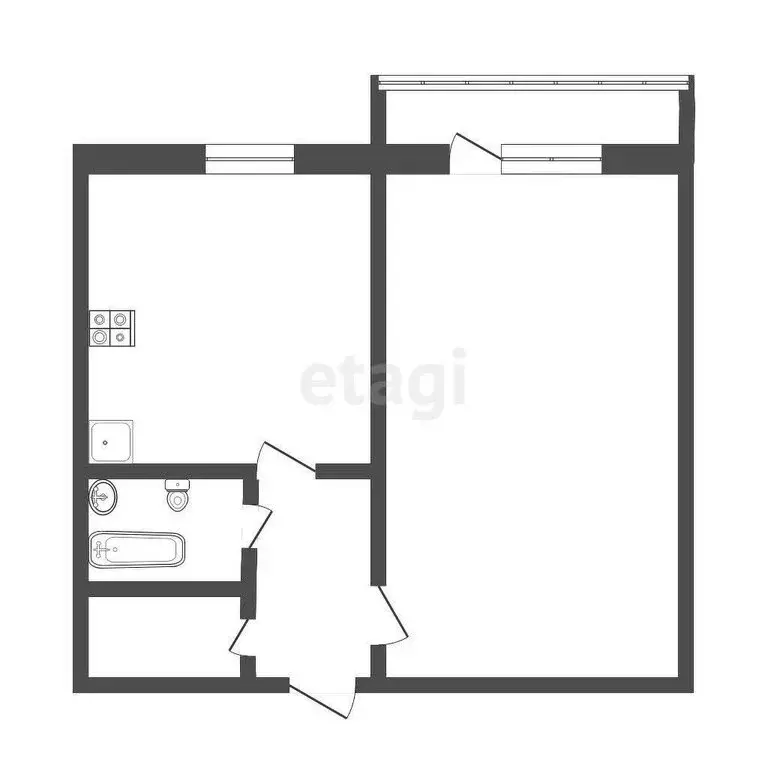 1-комнатная квартира: Ярославль, улица Панина, 3к4 (43.6 м) - Фото 1
