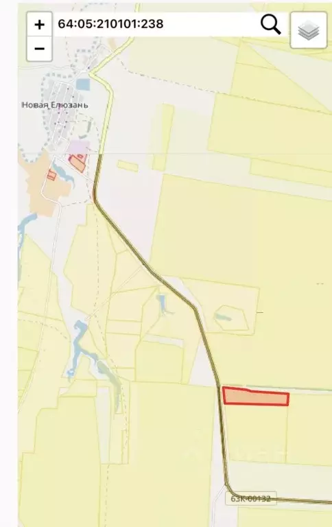 Участок в Саратовская область, Балаковский район, Быково-Отрогское ... - Фото 1