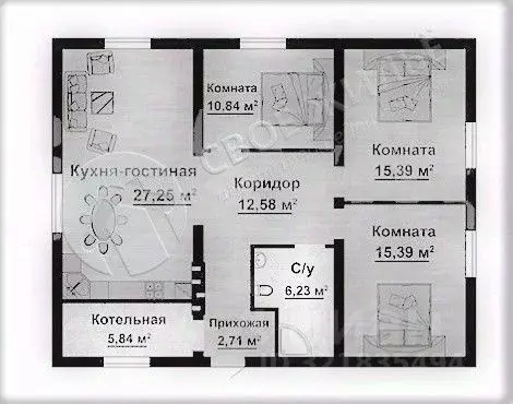 Дом в Пермский край, Пермский муниципальный округ, д. Нестюково ул. ... - Фото 2