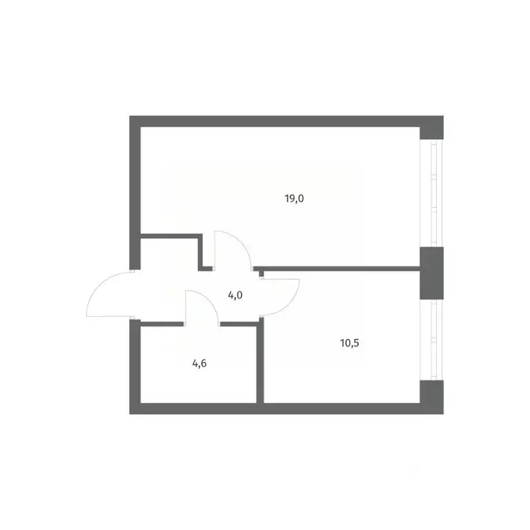 1-к кв. Ленинградская область, Ломоносовский район, Аннинское ... - Фото 1