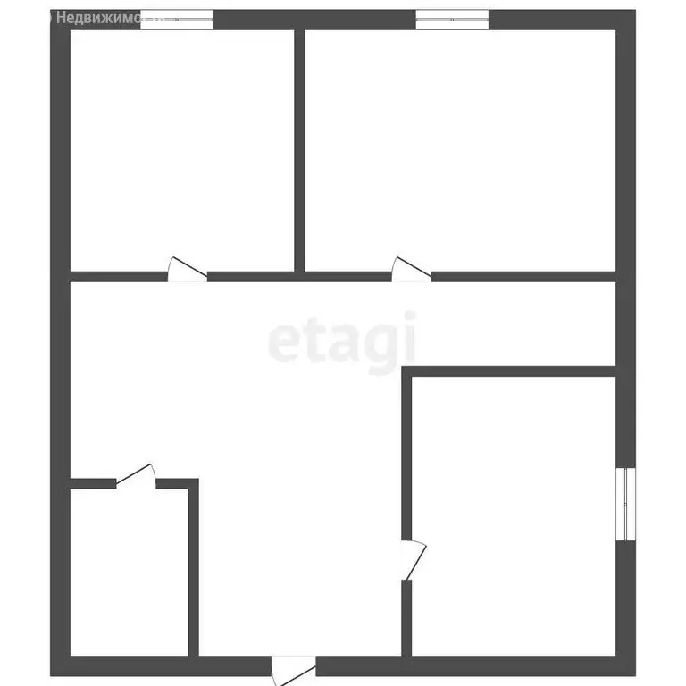 3-комнатная квартира: Туапсе, улица Адмирала Макарова, 39 (63.2 м) - Фото 0