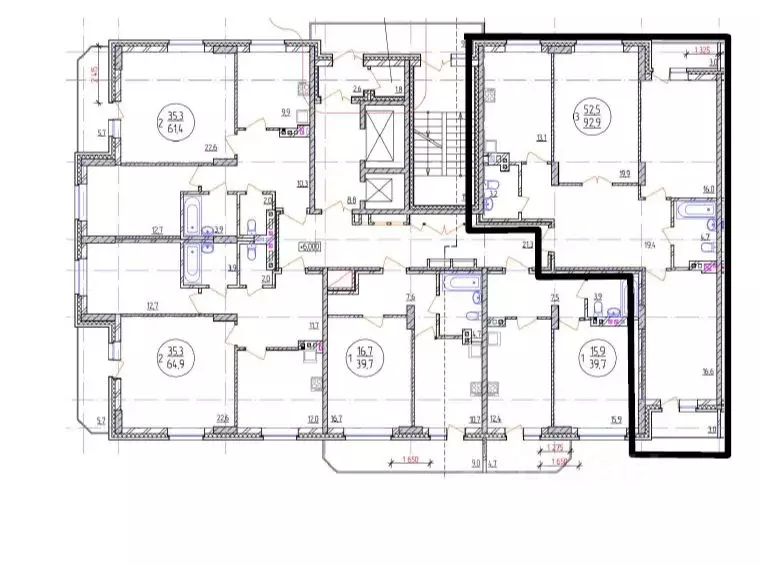 3-к кв. Новосибирская область, Новосибирск ул. Дуси Ковальчук, 244 ... - Фото 1