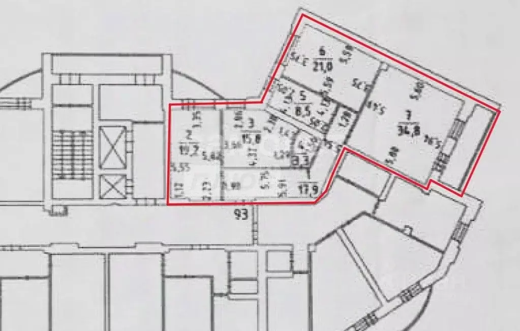 3-к кв. Челябинская область, Челябинск просп. Победы, 238 (120.5 м) - Фото 2