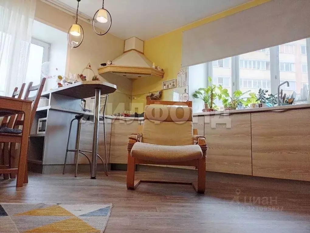 2-к кв. Новосибирская область, Новосибирск ул. Титова, 253/4 (71.4 м) - Фото 1