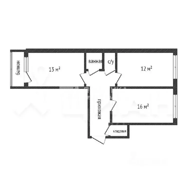 Продается 2-комнатная квартира - Фото 1