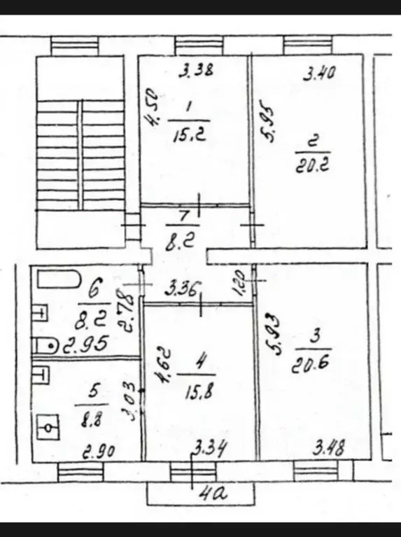 3-к кв. Москва ул. Мишина, 34К2 (97.0 м) - Фото 1