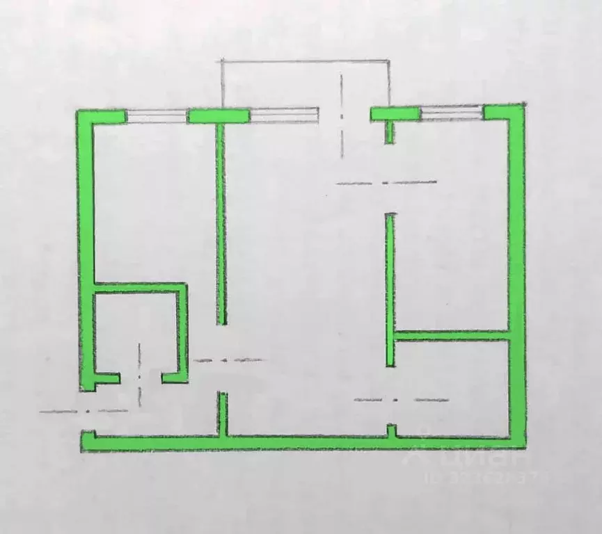 2-к кв. Омская область, Омск ул. 20 лет РККА, 272 (41.5 м) - Фото 2