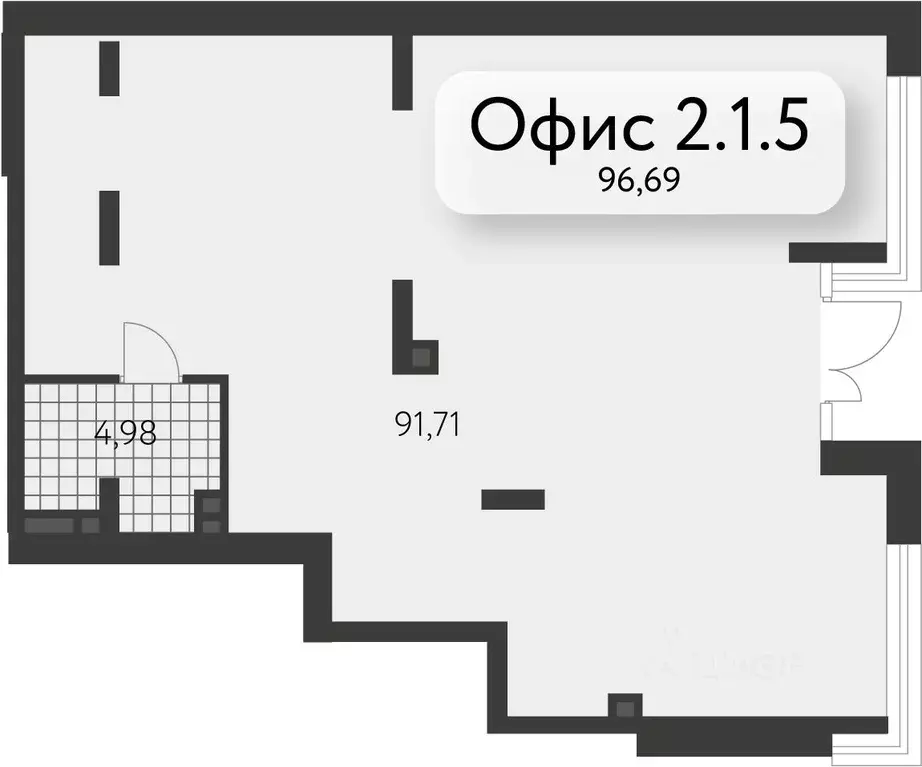 Офис в Свердловская область, Екатеринбург Академический мкр, 3-й кв-л, ... - Фото 1