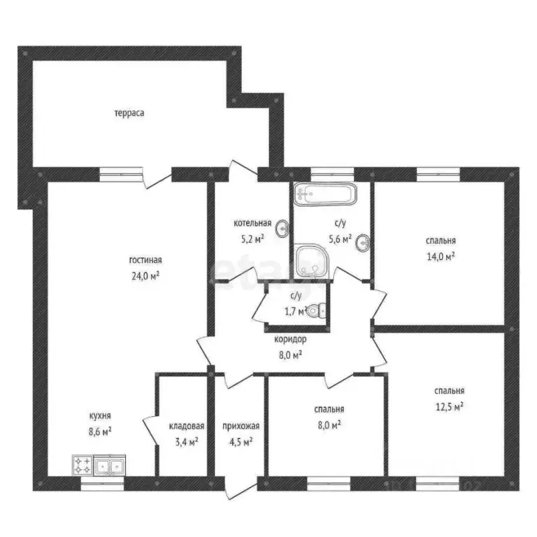 Дом в Башкортостан, Уфа городской округ, с. Нагаево ул. Янтарная, 193 ... - Фото 2