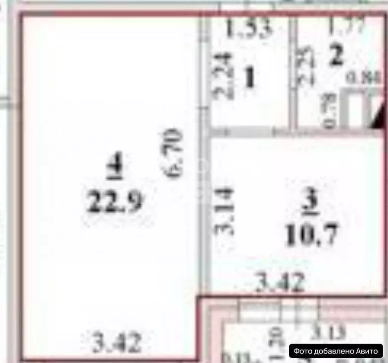 1-к кв. Липецкая область, Липецк Боевой проезд, 47 (40.3 м) - Фото 2