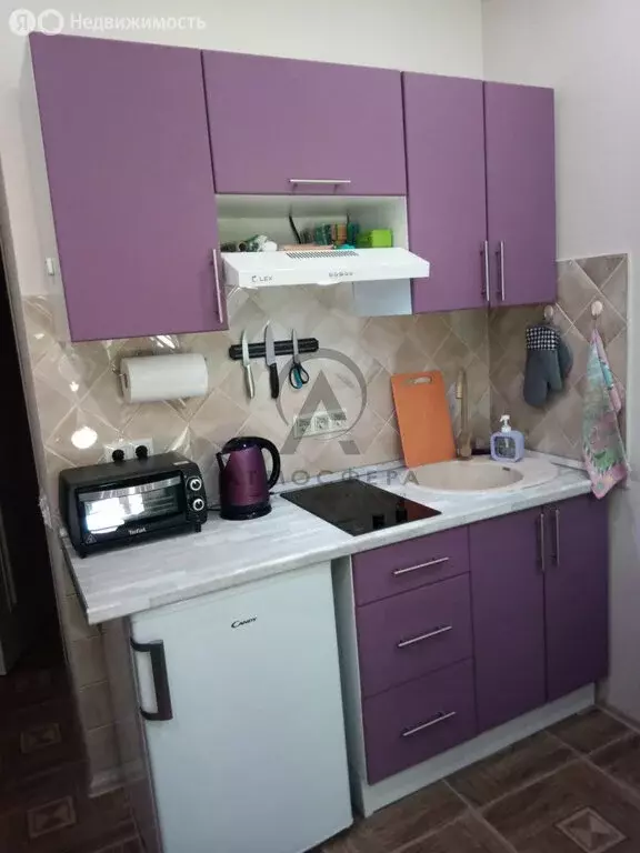 Квартира-студия: посёлок городского типа Новомихайловский, 2 (21.7 м) - Фото 1