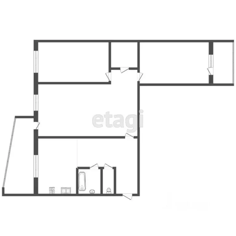 3-к кв. Мордовия, Саранск Гожувская ул., 41 (63.6 м) - Фото 2