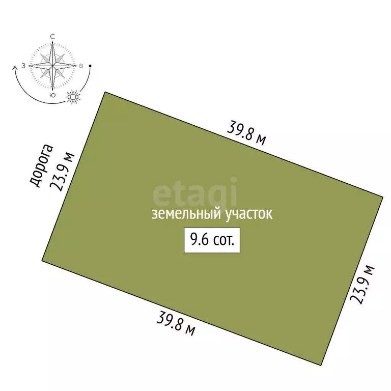 Участок в Заводоуковск, улица Юлии Друниной (9.6 м) - Фото 1