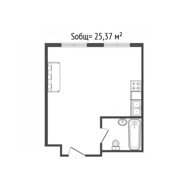 Студия Новосибирская область, Новосибирск Светлановская ул., 46/1 ... - Фото 2