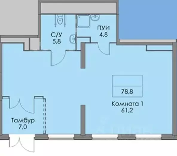 Торговая площадь в Москва Базовская ул., 15к4 (78 м) - Фото 0