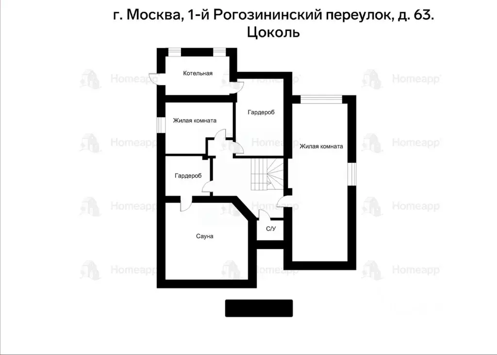Коттедж в Москва пер. 1-й Рогозининский, 63 (552 м) - Фото 1