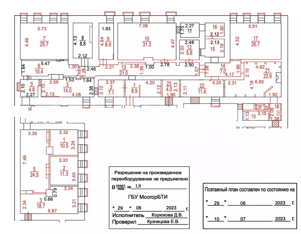 Помещение свободного назначения в Москва пер. Пушкарев, 20/17 (300 м) - Фото 1