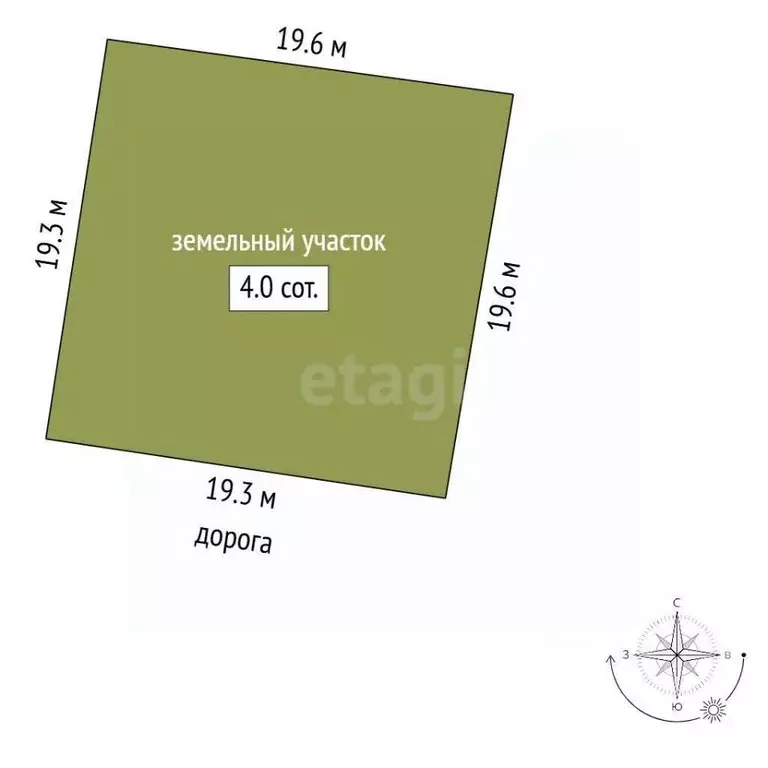 Участок в Ростовская область, Ростов-на-Дону 6-й Рощинский пер. (4.0 ... - Фото 2