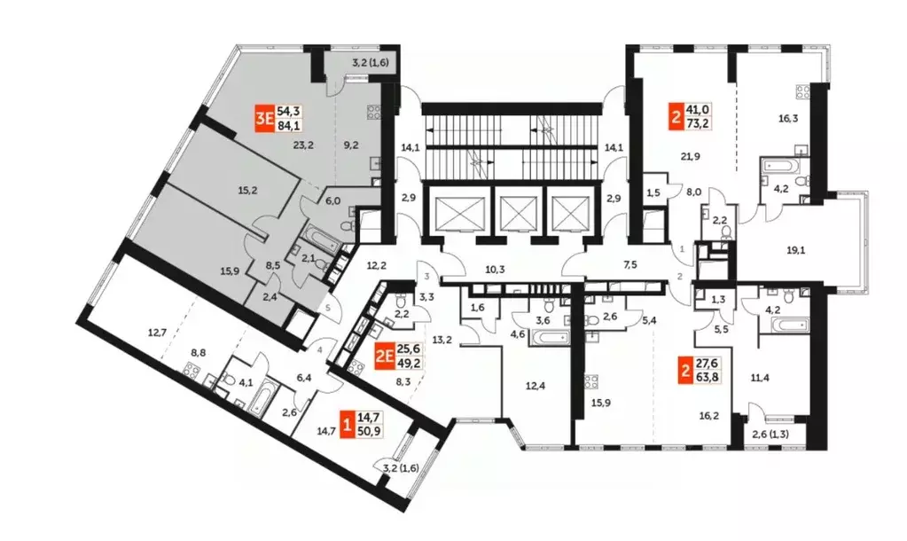3-к кв. Москва ул. Академика Волгина, 2К1 (85.6 м) - Фото 0