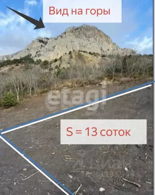 Участок в Крым, Ялта муниципальный округ, Форос пгт ул. Северная (13.0 ... - Фото 1
