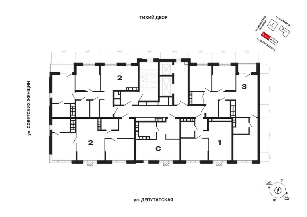 1-к кв. Свердловская область, Екатеринбург ул. Шаумяна, 11 (36.59 м) - Фото 2