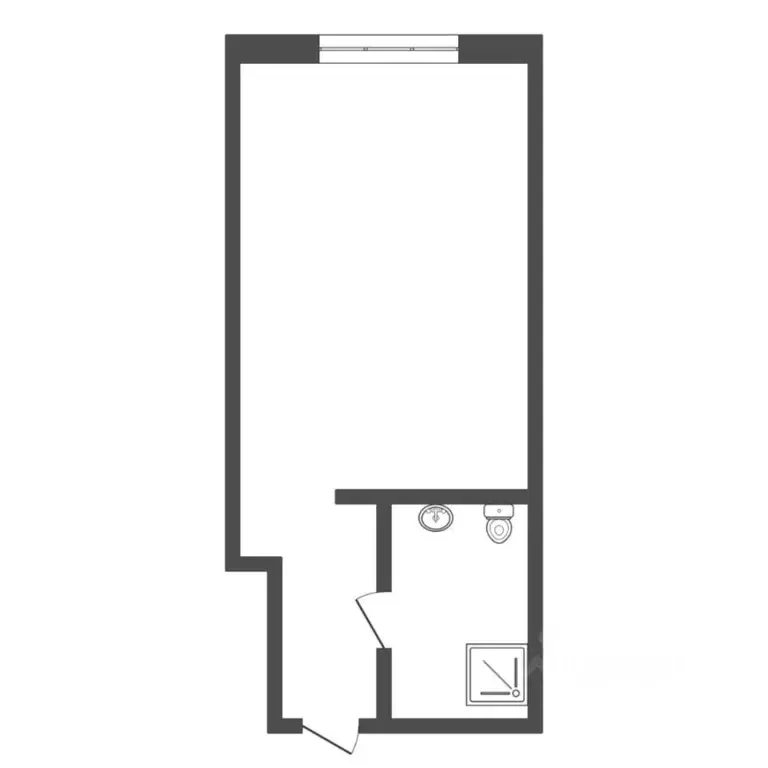 Студия Тюменская область, Тюмень ул. 2-я Луговая, 22к2 (20.0 м) - Фото 2