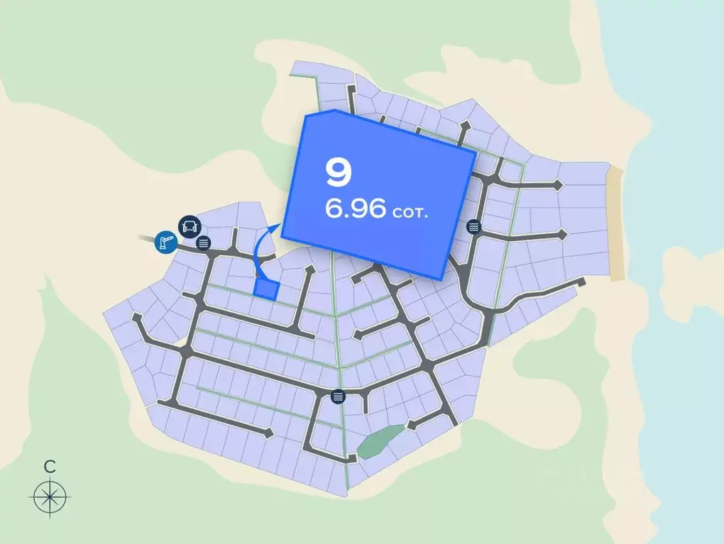 Участок в Ленинградская область, Приозерский район, Ромашкинское ... - Фото 2