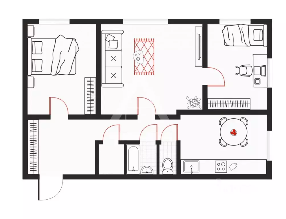 3-к кв. Челябинская область, Челябинск ул. Ковшовой, 9 (90.5 м) - Фото 1