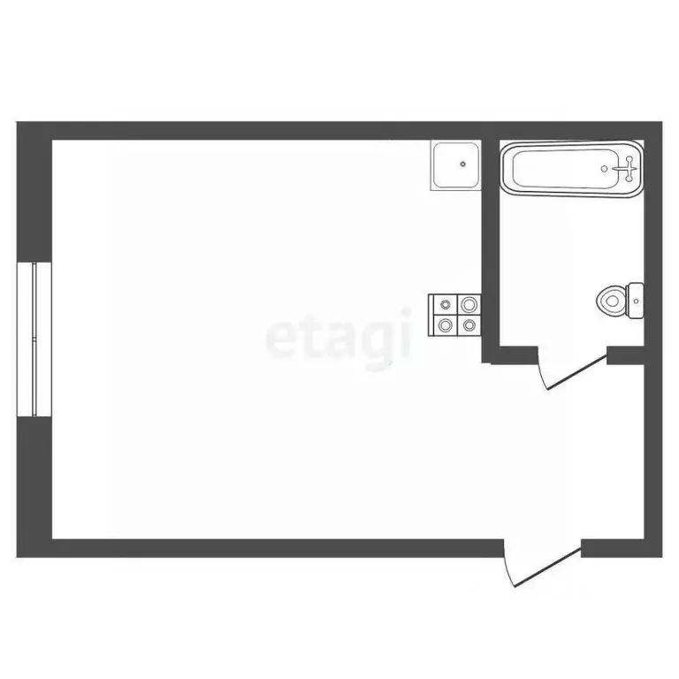 Комната Владимирская область, Муром Совхозная ул., 13 (17.9 м) - Фото 2