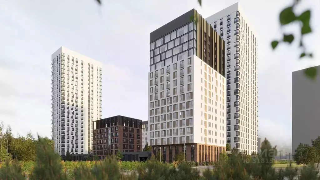 2-к кв. Свердловская область, Екатеринбург ВИЗ жилрайон, Риверсайд ... - Фото 1