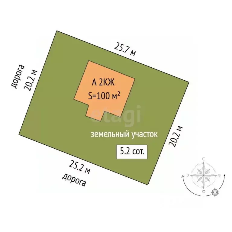 Дом в Тюменская область, Тюмень Меридиан СНТ, ул. 10-я Лесная (116 м) - Фото 1