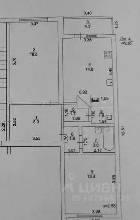 2-к кв. Краснодарский край, Темрюк ул. Анджиевского, 36 (65.9 м) - Фото 2