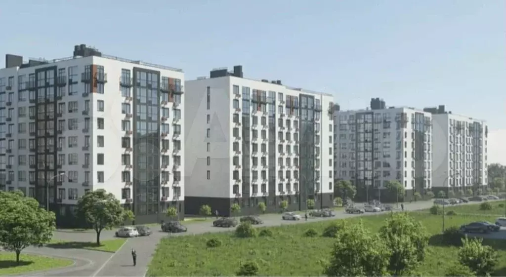 1-к. квартира, 36,9 м, 7/9 эт. - Фото 0