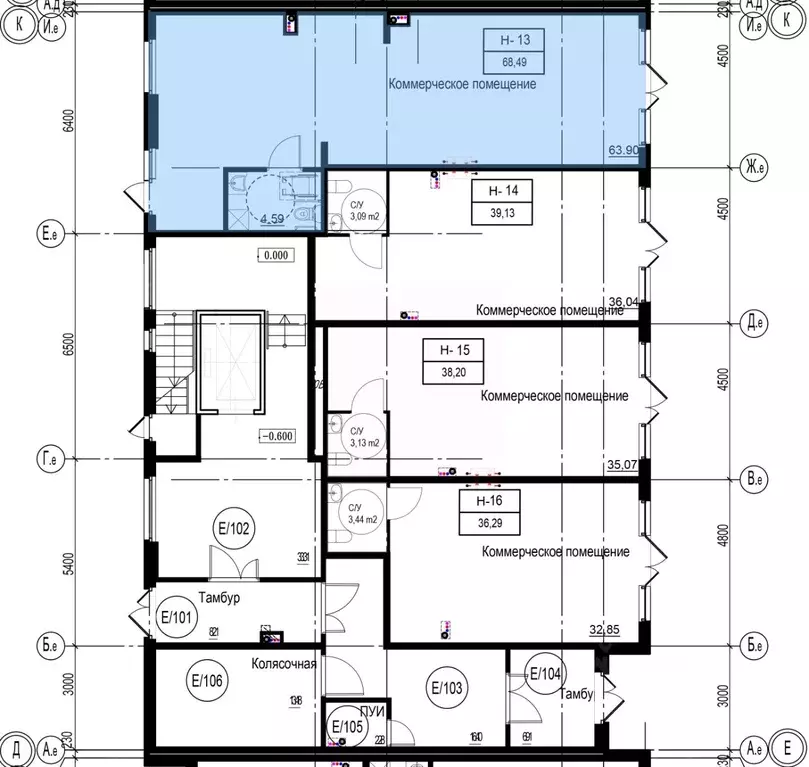 Помещение свободного назначения в Ленинградская область, Кудрово г. ... - Фото 1