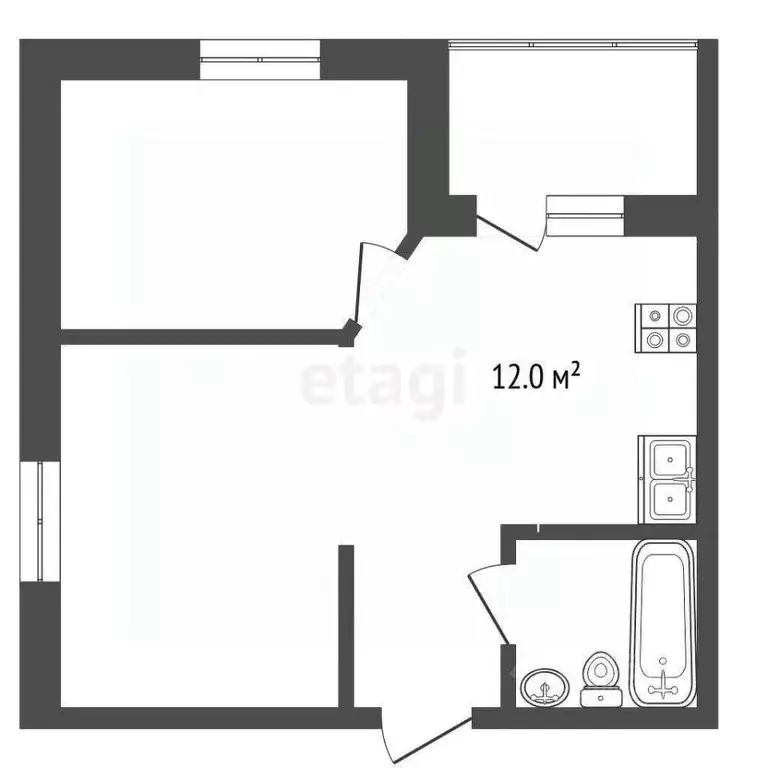 2-к кв. Ростовская область, Аксай ул. Мира, 1А (40.0 м) - Фото 0