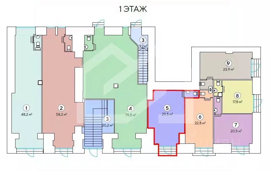 Помещение свободного назначения в Москва 1-я Тверская-Ямская ул., 11 ... - Фото 2