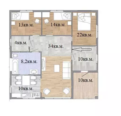 Коттедж в Самарская область, Самара ул. Радости (120 м) - Фото 2