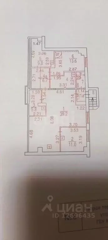 Помещение свободного назначения в Москва Миклухо-Маклая ул., 42Б (97 ... - Фото 2