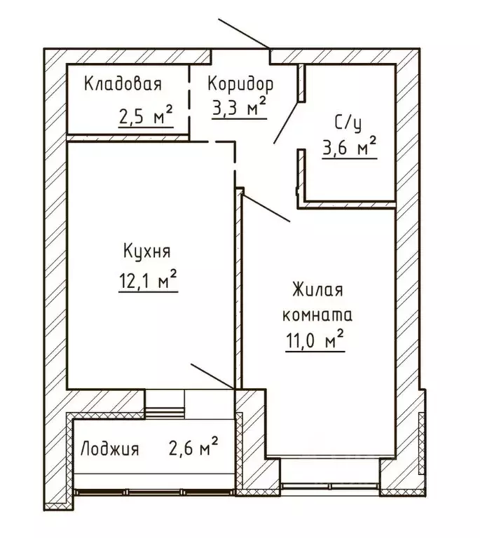 1-к кв. Самарская область, Тольятти Елки Парк жилой комплекс (33.8 м) - Фото 0