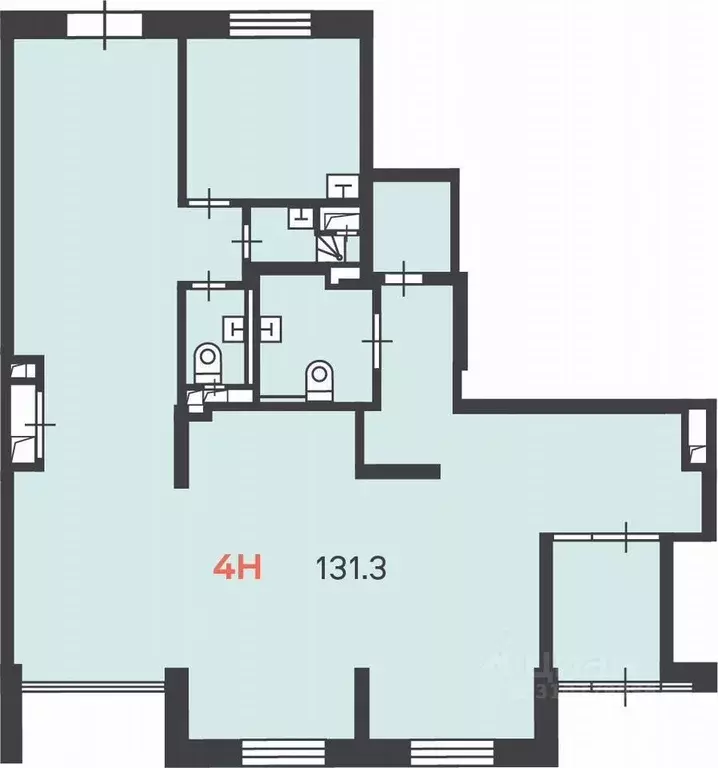 Торговая площадь в Москва Бескудниковский бул., 52 (131 м) - Фото 1