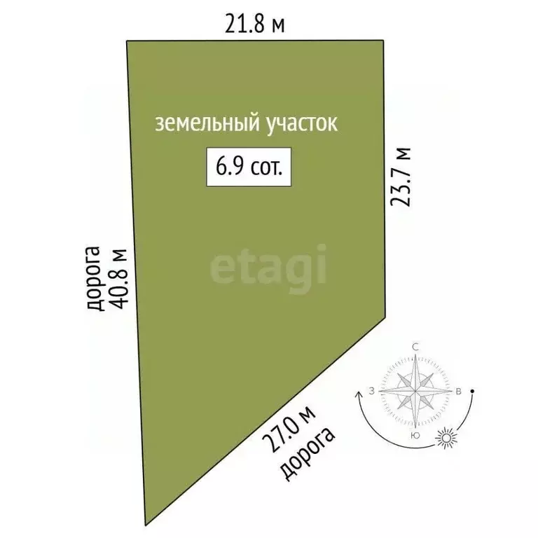 Участок в Ростовская область, Аксай ул. Кленовая (6.9 сот.) - Фото 2