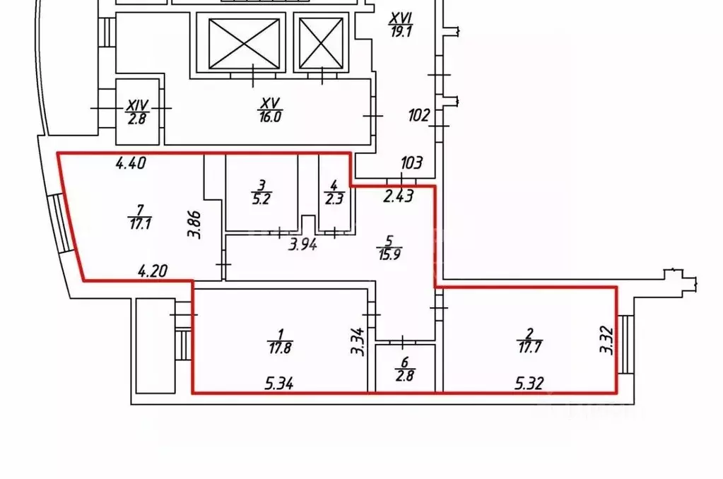 2-к кв. Калужская область, Калуга Московская ул., 311к3 (80.0 м) - Фото 0