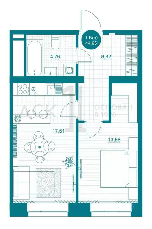 1-к кв. Ханты-Мансийский АО, Нефтеюганск 9А мкр, Прибрежный Парк жилой ... - Фото 1